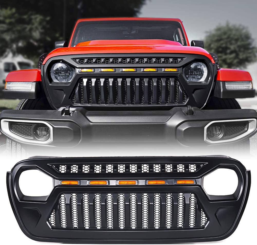Replacement LED Grille For Jeep Wrangler JL + Jeep Gladiator JT - Angr –  ABP Offroad