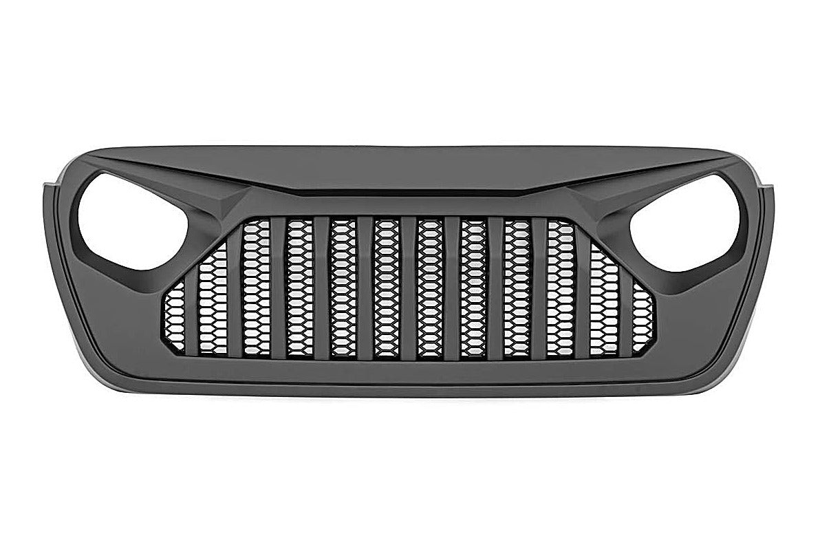 Replacement Grille For Jeep Wrangler JL + Jeep Gladiator JT - Angry Eyes Grille