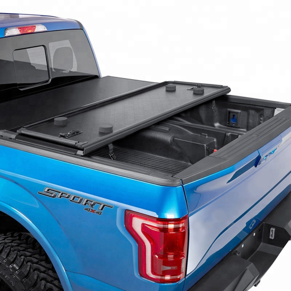 Hard Tri-Fold Tonneau Cover For 2015+ Ford F-150 / Raptor