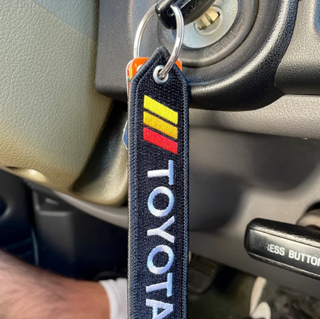 Embroidered Keychain for Toyota TRD